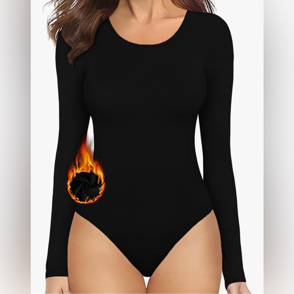Black Long Sleeve Bodysuit